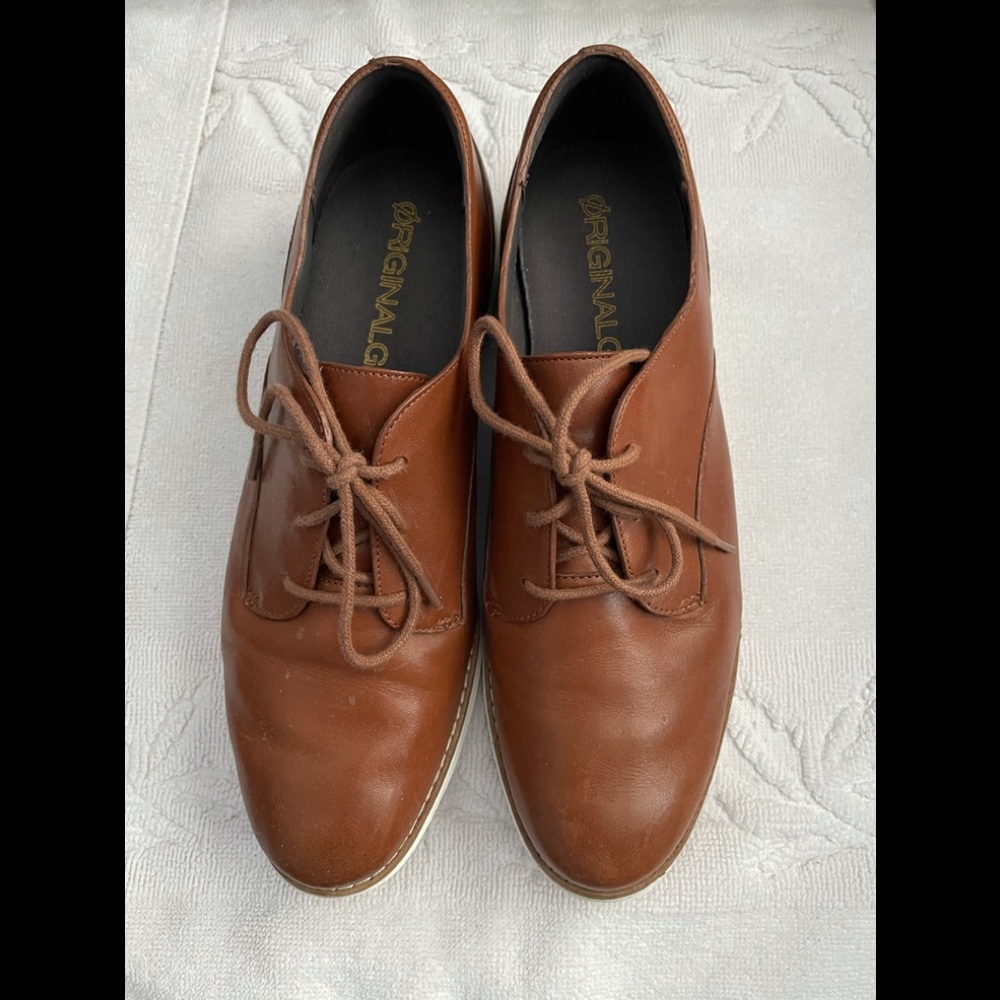 Wmns Cole Haan Zerogrand Oxfords Brown 7.5B